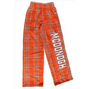 Youth BoxerCraft Flannel Pants Orange/Grey