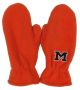 Know Wear Mittens Orange