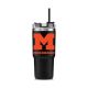 RFSJ Black Stainless Tumbler w/straw