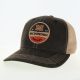 L2 Trucker Black ROUND Patch Hat