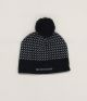 L2 KSTO Black Knit Pom Hat