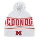 Hat-Under Armour White Pom Beanie