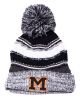 McDonogh Striped Knit Pom Hat