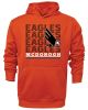 ES Sport Youth Eagle Sweathood Orange