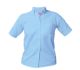 Girls Short Sleeve Oxford Blue