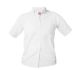 Girls Short Sleeve Oxford White