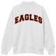L2 Eagles White Mock Sweatshirt