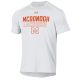 UA LACROSSE TEE WHITE