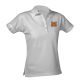 Girls Short Sleeve Pique Polo Grey