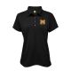 Girls Short Sleeve Performance Polo Black