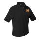 Unisex Short Sleeve Pique Polo Black