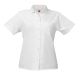 Ladies Short Sleeve Oxford White